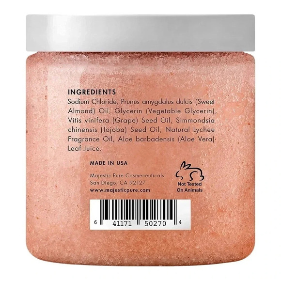 Majestic Pure Himalayan Salt Body Scrub NEW - Picture 3 of 13